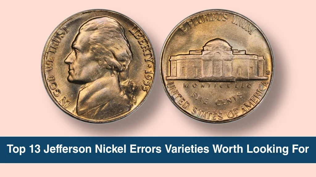 Top 13 Jefferson Nickel Errors Varieties Worth Looking For