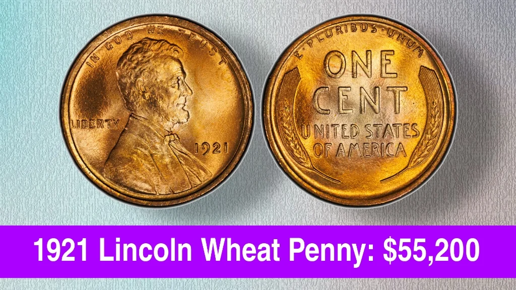 1921 Lincoln Wheat Penny