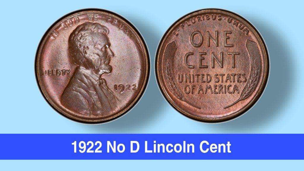 1922 No D Lincoln Cent