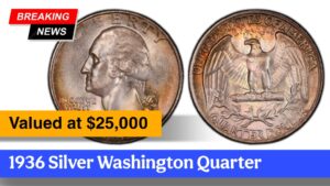 1936 Silver Washington Quarter