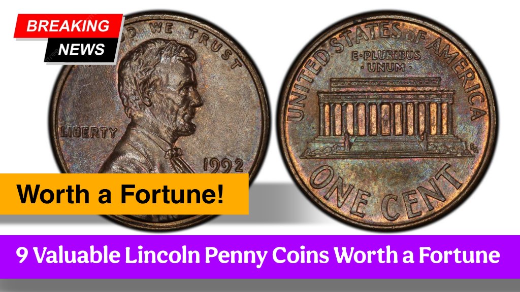 9 Valuable Lincoln Penny Coins That Could Be Worth a Fortune