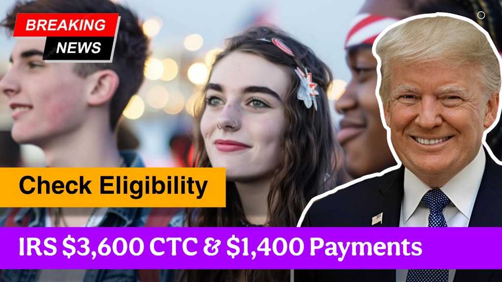 IRS $3,600 CTC & $1,400 Payments – Check Eligibility and Payment Details