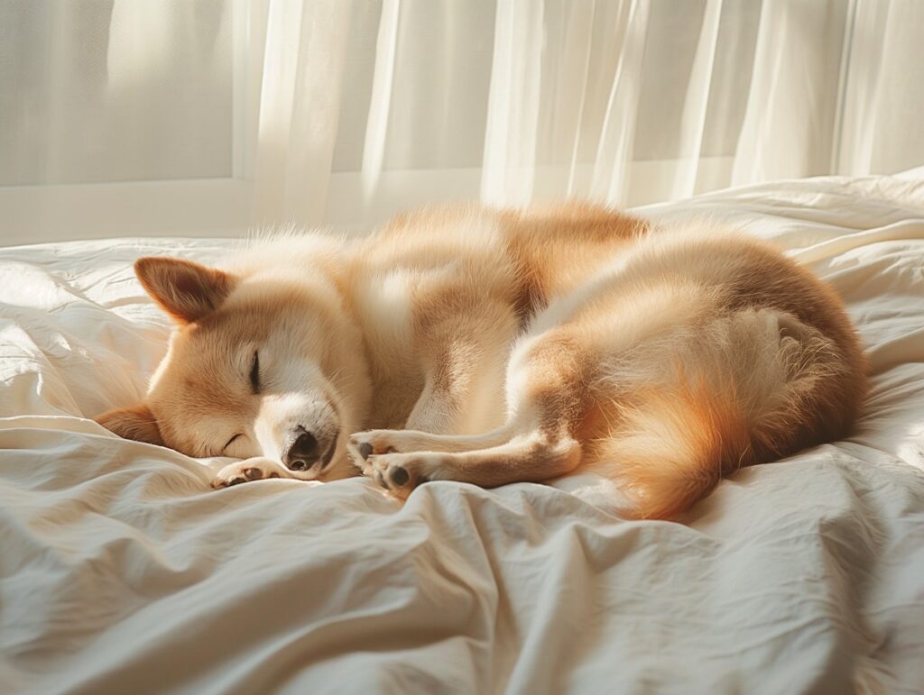 Shiba Inu Sleeping