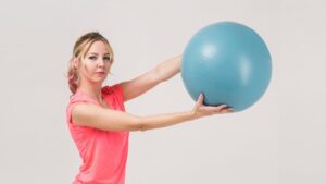 5 Easy Toning Ball Exercises To Slim Down Your Arms