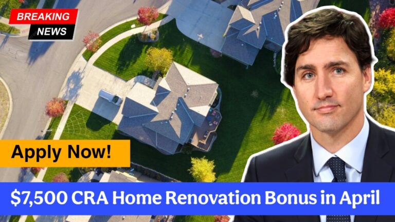 CRA Home Renovation Bonus in April