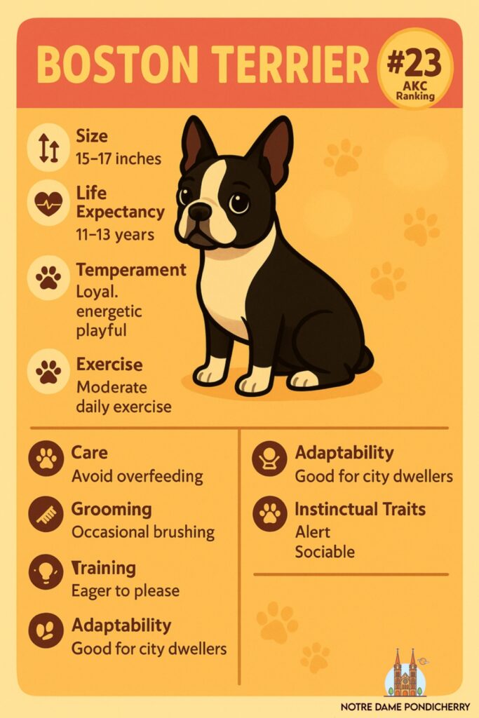 Top 15 Apartment Dog Breeds Perfect for the American Household 7 Boston Terrier Dog Profile