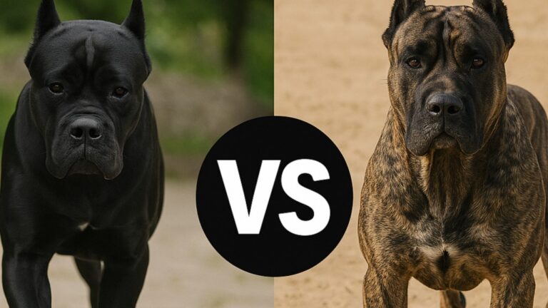 Cane Corso vs. Presa Canario: Traits, Temperament & Training Compared