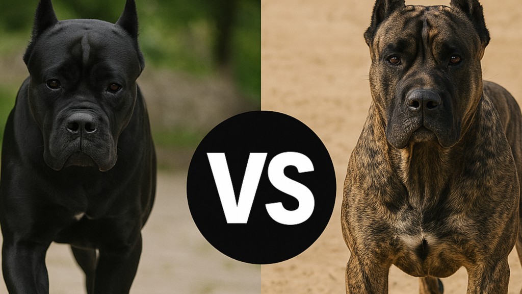 Cane Corso vs. Presa Canario: Traits, Temperament & Training Compared