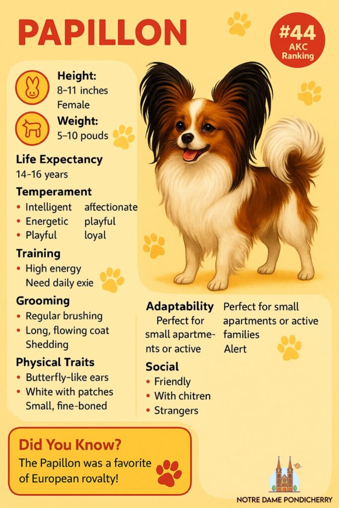 9 Easy-to-Train Pocket-Sized Dog Breeds You'll Instantly Love 6 Papillon Dog Profile