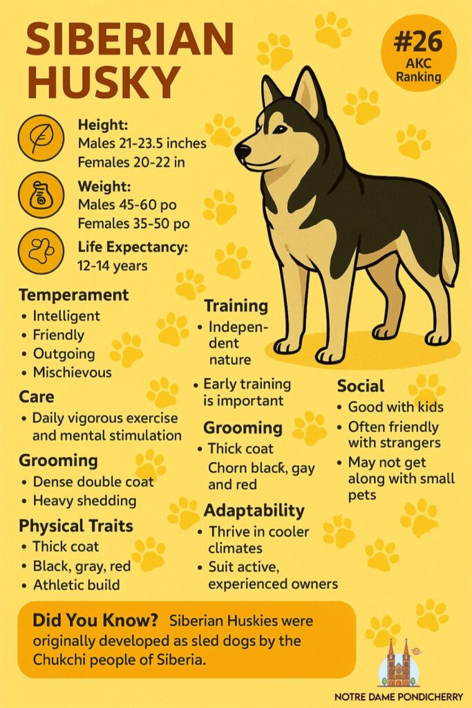 7 High-Energy Dog Breeds That Never Slow Down 8 Siberian Husky Dog Profile