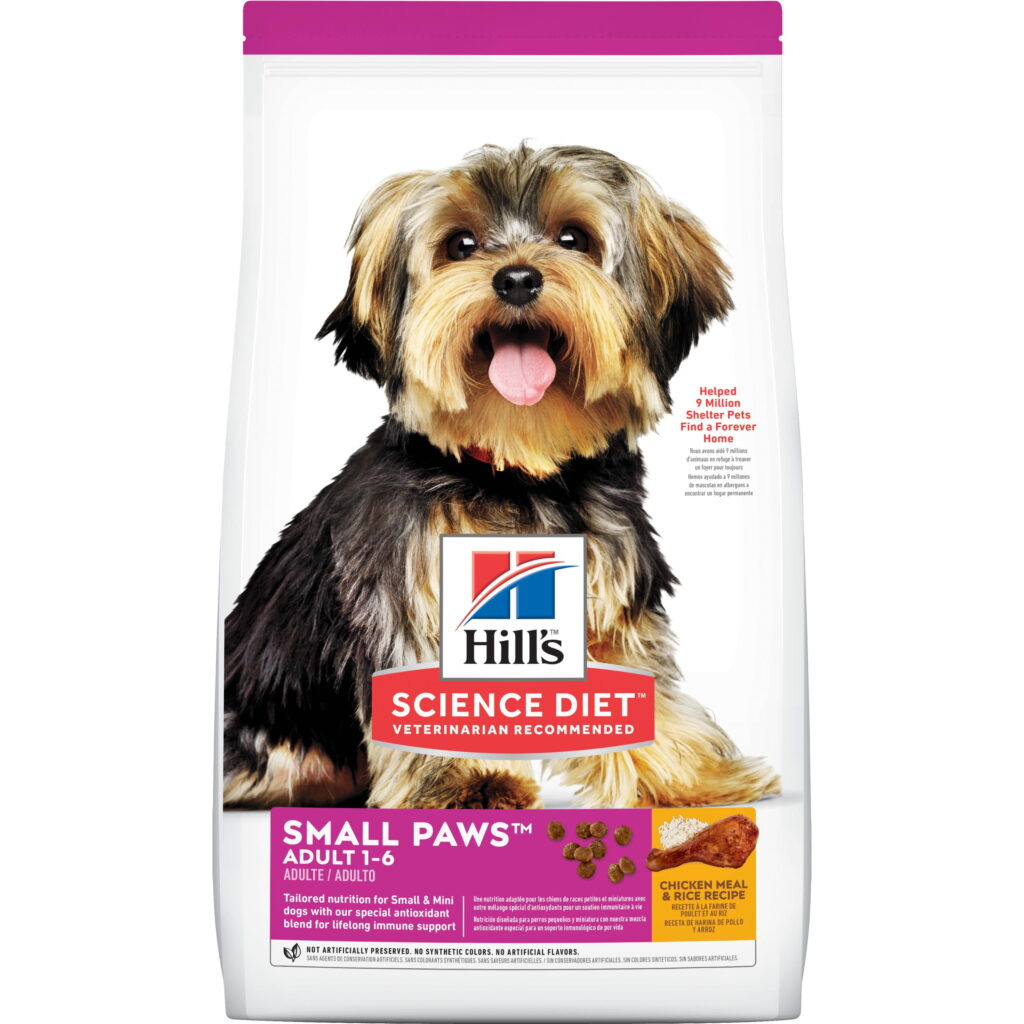 5 Best Nutritional Picks for Small Dog Breeds 3 Hill’s Science Diet Small Paws Adult Dry Dog Food